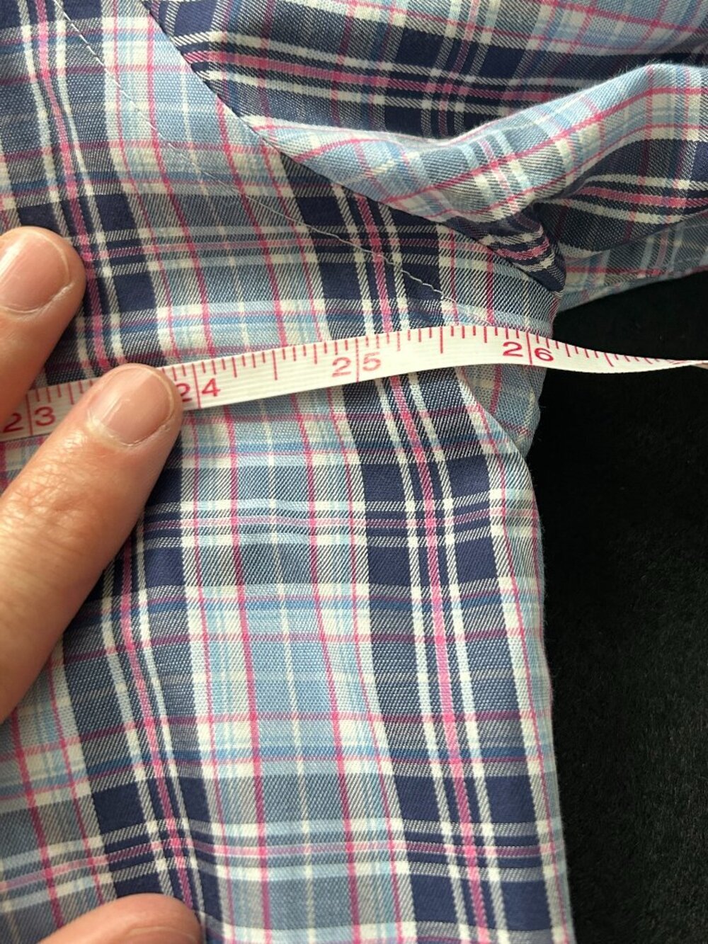 Peter Millar Shirt Mens XL Blue Plaid Long Sleeve Button Down Cotton - Picture 8 of 11